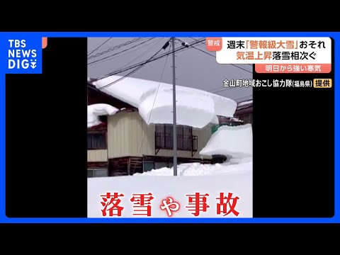 全国的に3月並みのぽかぽか陽気 「寒紅梅」見ごろも落雪・雪崩に注意　選挙の週末「警報級大雪」のおそれ｜TBS NEWS… サムネイル