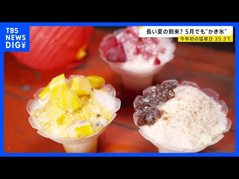 暑さで収穫早まる野菜“高温障害”も　今年初の猛暑日　“季節外れの暑さ”で台湾かき氷は好調【news23】｜TBS NE… サムネイル