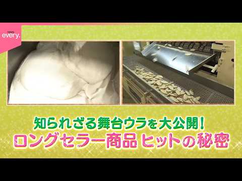 【巨大㊙️工場に潜入】知らなかった！ロングセラー商品 ヒットの秘密 『every.特集』 サムネイル