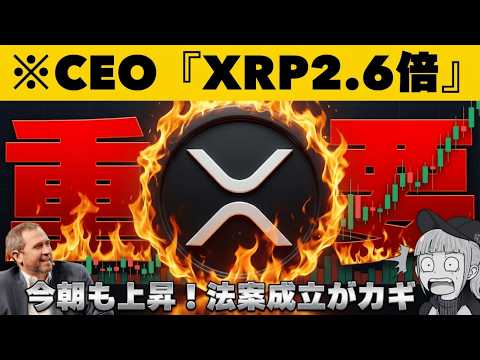 【XRP】【今朝も上昇！原油が上がると仮想通貨は上がるのか】 サムネイル