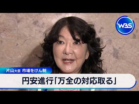 円安進行「万全の対応取る」 片山大臣 市場をけん制【WBS】 サムネイル