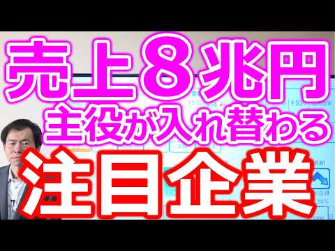 【売上８兆円！】日本株の主役が入れ替わる日 注目企業３社 サムネイル