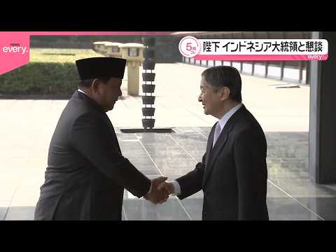 【天皇陛下】インドネシア大統領と懇談 サムネイル