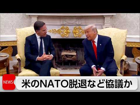 トランプ氏 NATO事務総長とNATO脱退について協議か サムネイル