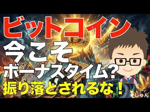 ビットコイン（BTC）！今こそボーナスタイム？〜乱高下しても絶対に振り落とされるな！惑わされるな！ サムネイル