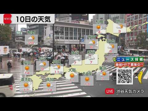 3月10日の天気 サムネイル