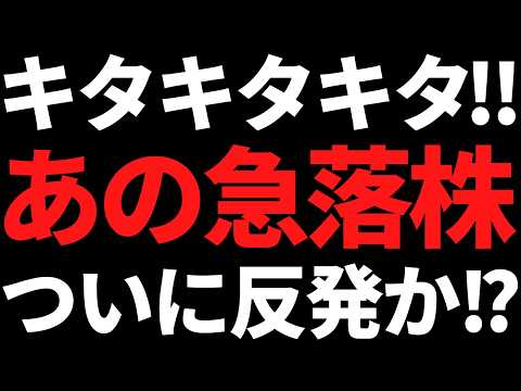 キターッ！2か月で27％急落していたあの超有名株ついに反発か？ サムネイル