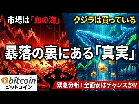 【緊急】ビットコイン暴落はやっぱり嘘？暗号資産市場全面安の裏で「クジラ」が仕掛ける罠がヤバい！（朝活2056） サムネイル