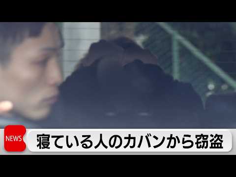 仮眠狙い窃盗か2人逮捕 電車や路上で寝ている人狙ってこれまで2400万窃盗か サムネイル