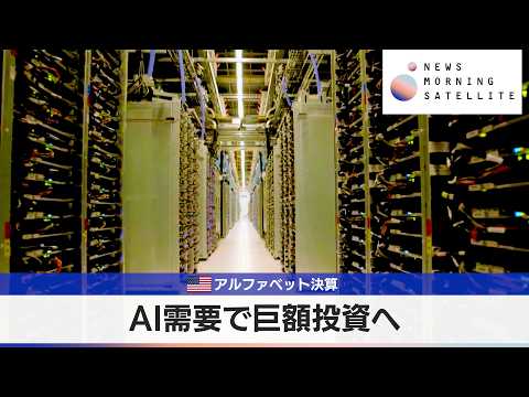 米アルファベット決算　AI需要で巨額投資へ【モーサテ】 サムネイル