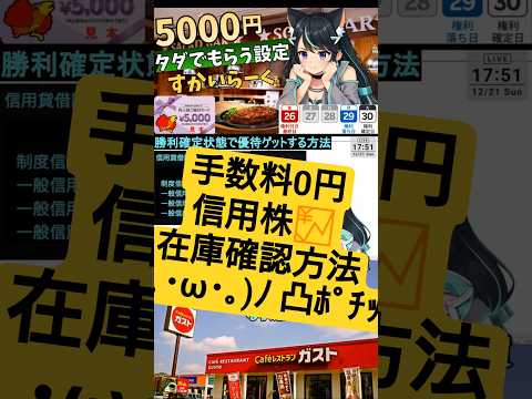 8,000円優待に9,900円コスト…制度信用クロス優待の落とし穴　投資系VTuber サムネイル