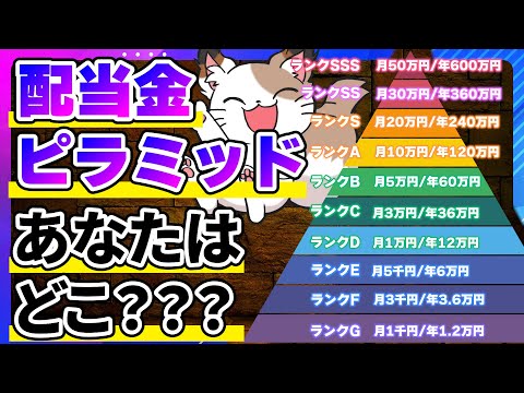 【超決定版】配当金ピラミッド大公開｜あなたのランクはどこ？ サムネイル