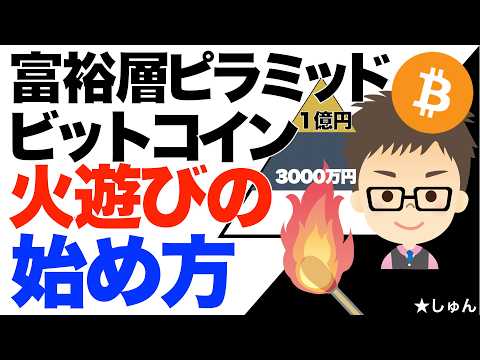 富裕層ピラミッド！ビットコイン（BTC）〜火遊びの始め方！ サムネイル