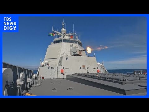 中国やロシアなどが南アフリカ沖で「BRICS」初の合同軍事演習実施　「BRICS」軍事連携強化でアメリカをけん制か｜T… サムネイル