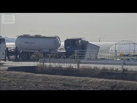 大型車同士が正面衝突　ドクターヘリも　熊本・玉名市【スーパーJチャンネル】(2026年1月29日) サムネイル