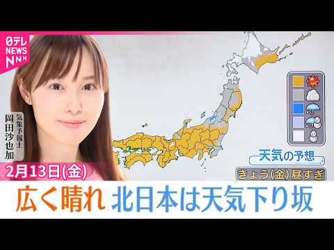 【天気】東海～九州は青空、関東南部は午後ほど晴れる　北日本は下り坂 サムネイル