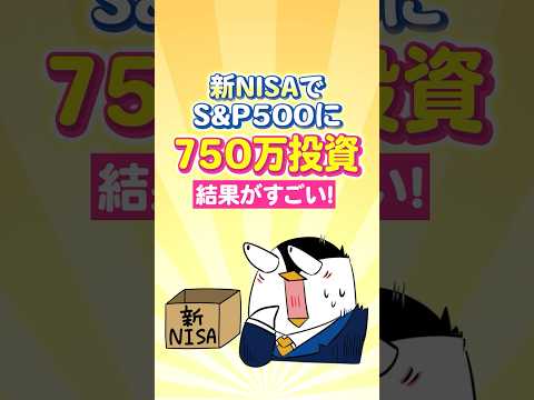 【+213万】新NISAでS&P500に750万投資した結果がすごい！ サムネイル