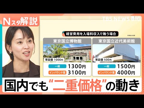 【国内でも“二重価格”の動き】国立博物館が「3倍」の3100円に？メリット・デメリットは【Nスタ解説】｜TBS NEW… サムネイル