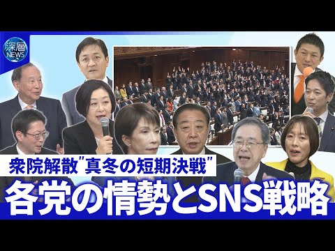 「SNS戦略」各党アンケート▽分析・どこが議席のばす？▽候補者選びポイントは？【深層NEWS】 サムネイル