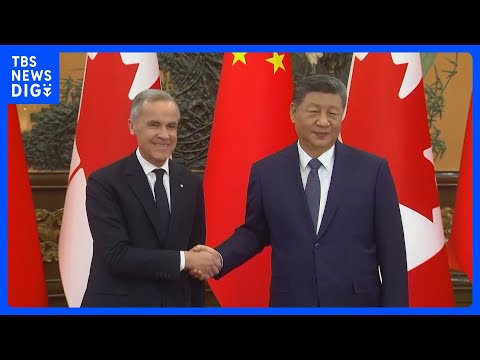 中国の習近平国家主席とカナダのカーニー首相が会談　相互に関税の引き下げで合意｜TBS NEWS DIG サムネイル