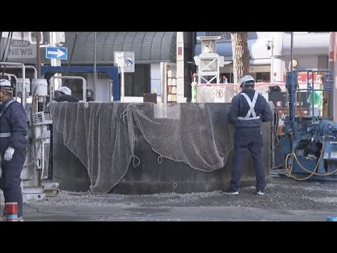 通行止め解除のめど立たず　大阪中心部に巨大パイプ(2026年3月12日) サムネイル