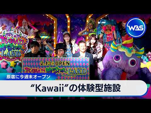 “Kawaii”の体験型施設 原宿に今週末オープン【WBS】 サムネイル