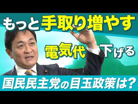 投票に役立つ！政党トップ取材「国民民主党」の目玉政策は？ サムネイル
