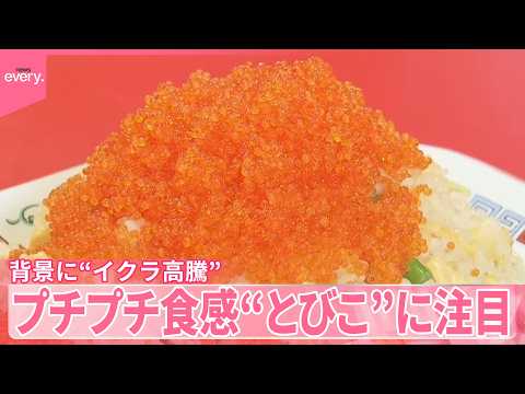 【“とびこ”に注目】プチプチ食感  背景に“イクラ高騰” サムネイル