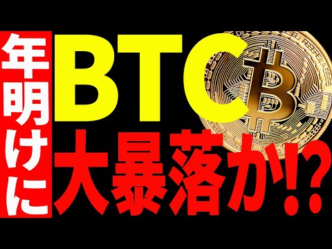 ⚠️ビットコイン年明けに大暴落⁉⚠️今後の戦略を最新チャートで徹底解説！【仮想通貨】 サムネイル
