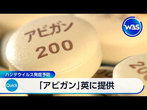 「アビガン」をイギリスに提供 ハンタウイルス関連【WBS】 サムネイル