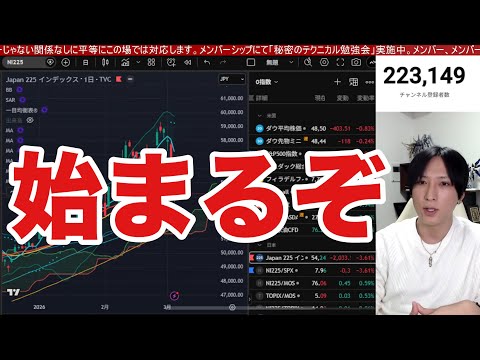 3/5【日経平均騙し上げか⁉日本株信用投げ売りで寄天祭り】イラン情勢緊迫で週末上値重い。ドル円157円、WTI原油急騰… サムネイル