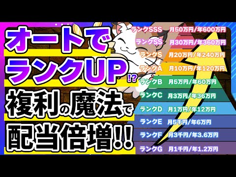 配当金ピラミッドを加速！複利と再投資でランクアップする方法 サムネイル