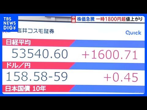 日経平均が史上初5万3000円台　株高の一方、円安・債券安の警戒も　“衆議院解散”の観測報道で「高市トレード」再加速か… サムネイル
