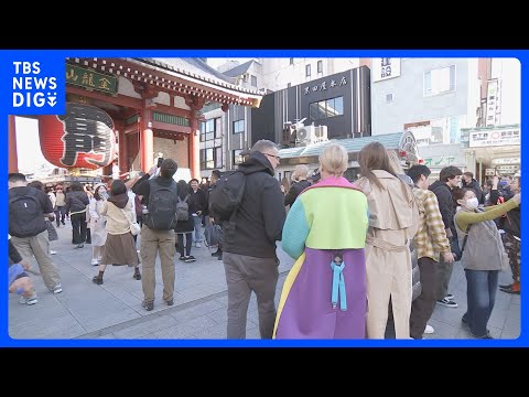 【中国との関係悪化が背景】今年の訪日外国人数 前年比120万人減少の見通し｜TBS NEWS DIG サムネイル