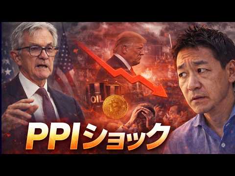 PPIショック。FOMCの声明も悲観で、米国株もビットコインも下落へ。 サムネイル