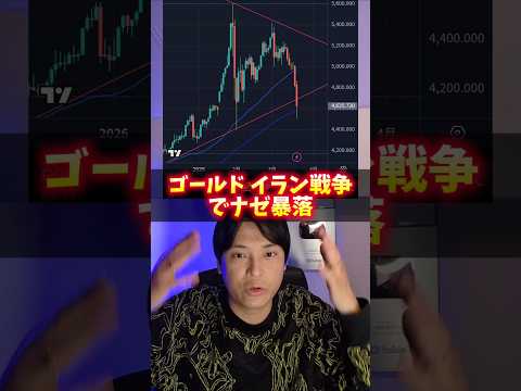 ゴールド(金)イラン戦争で暴落！ヤバイ理由！ サムネイル