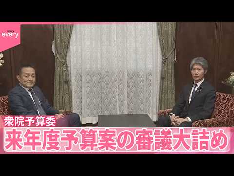 【衆院予算委】“異例”のスピード審議に野党側は  来年度予算案の審議大詰め サムネイル