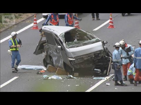 東北道ワゴン車事故 男性死亡　投げ出された後にひかれたか(2026年6月1日) サムネイル