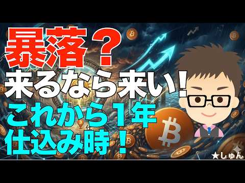 ビットコイン（BTC)！暴落？〜来るなら来い！これから1年仕込み時？ サムネイル
