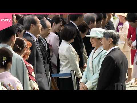 【両陛下と愛子さま】“春の園遊会”で各界の功労者らもてなす サムネイル