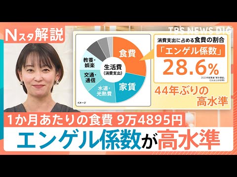 エンゲル係数が高水準！食費増は「圧迫された家計」の表れか？消費からみえる鳥取の“カレー愛”【Nスタ解説】｜TBS NE… サムネイル