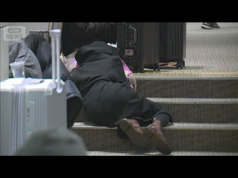 大雪の影響で混乱続く　再び空港で…2000人超が滞留　北海道(2026年1月27日) サムネイル