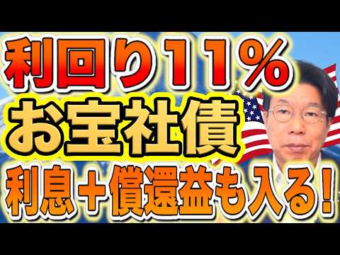 【1195】利回り11％！お宝社債（ドル建て債券）年間約150万円の利息収入、プラスいくらの利益を受け取れるの？ サムネイル