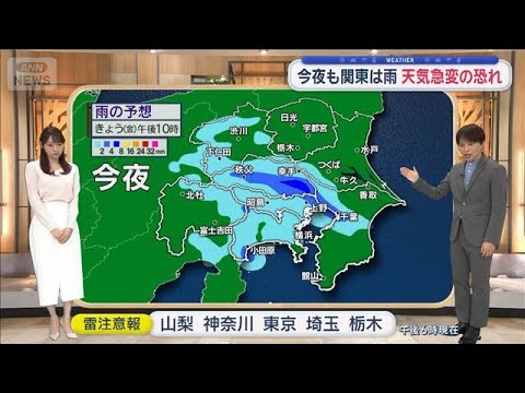 【関東の天気】あさって天気回復　お花見日和【スーパーJチャンネル】(2026年3月27日) サムネイル