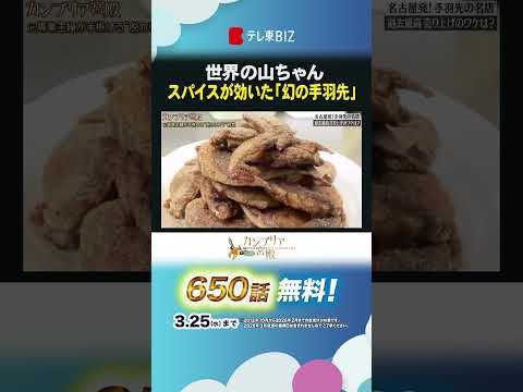 世界の山ちゃん スパイスが効いた「幻の手羽先」カンブリア宮殿 世界の山ちゃん 手羽先 shorts サムネイル