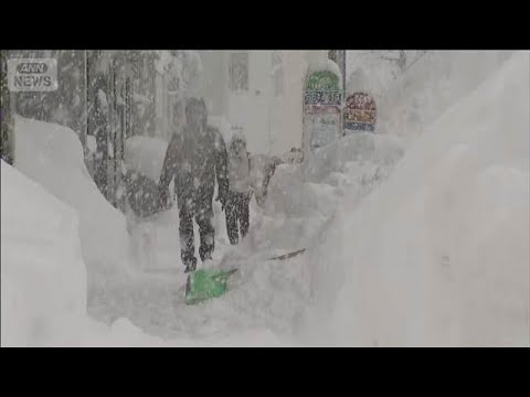 札幌市で“記録的な大雪”　列車運休で14万人に影響(2026年1月27日) サムネイル