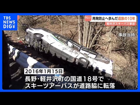 軽井沢町・スキーツアーバス事故から10年　再発防止へ活動続ける遺族　85項目の再発防止策実施・バス事業者の規制強化する… サムネイル
