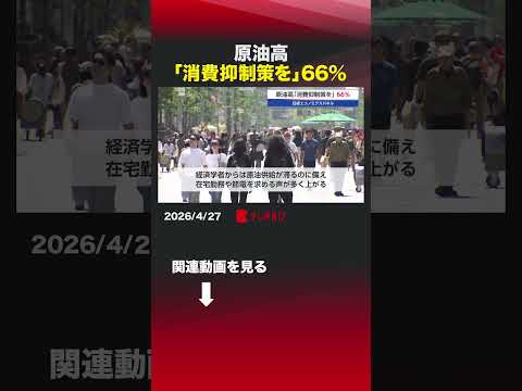 原油高「消費抑制策を」66％ 日本経済新聞 日本経済研究センター エコノミクスパネル 原油高 石油 消費抑制策 節電 サムネイル