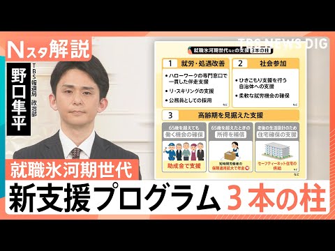 なぜ就職氷河期世代の支援が必要？放置すれば「生活保護」急増の恐れ…新支援プログラム「3本の柱」とは【Nスタ解説】｜TB… サムネイル