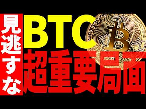 ⚠️見逃すな⚠️ビットコイン超重要局面！ここから「上」か「下」か、最新チャートで分析！【仮想通貨】 サムネイル